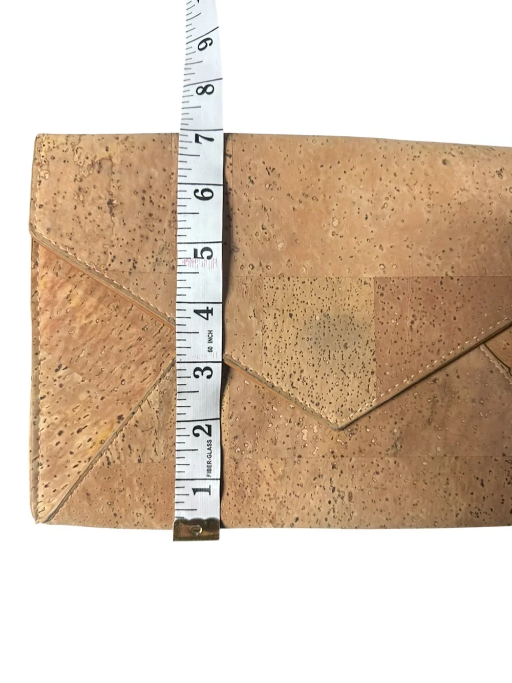 Natural Cork Envelope Clutch Made in Portugal 🇵🇹